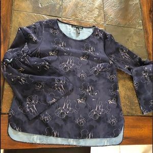 Saks fifth ave. Floral blouse